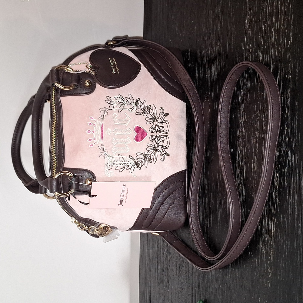 NWT Juicy Couture Pink Diamond Heritage Sachel Purse